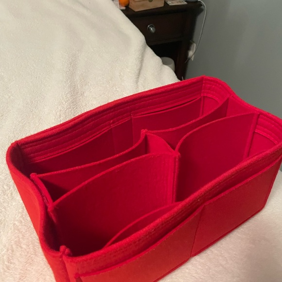 Authentic Red Samorga bag organizer for LV speedy 30. Slightly used. - Picture 7 of 9